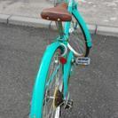 ペパーミントグリーン　自転車