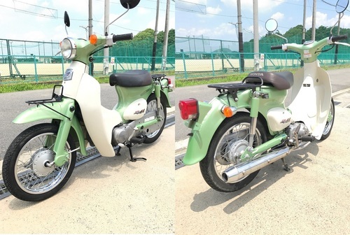 ■C50  リトルカブ  実働 12V  希少色で綺麗な車両です　3000㎞台　AA01■