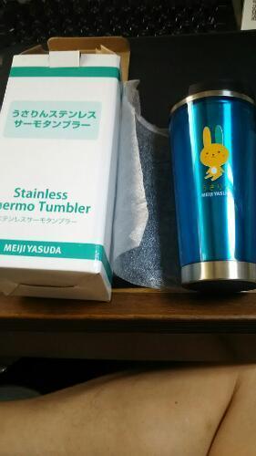 明治安田生命 うさりん ステンレスサーモタンブラー 新品未使用