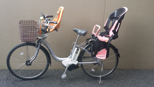 ★値下げ★ヤマハ　パスナチュラ　二つのチャイルドシート付電動自転車