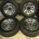 215/70R15バリ山BSスタッドレス&アルミ4本セット