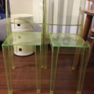 Kartell カルテル 椅子 スタッキングチェア 二脚セット 中古