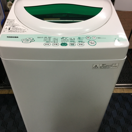 2011年製 TOSHIBA 5kg 洗濯機 AW-505