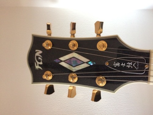 美品 fujigen lespaul custom nlc-100 white | noonanwaste.com