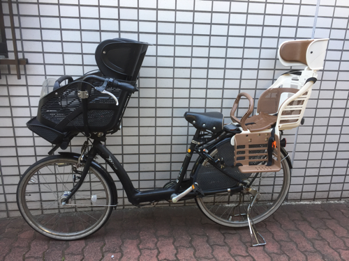 ブリジストン子供乗せ自転車 アンジェリーノ 3人乗り