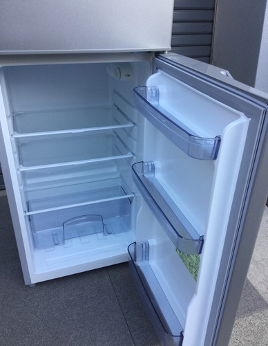 ほとんど新品＊シャープ＊2ドア冷蔵庫118L・シルバー・2015年製