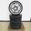 【終】LEASING レアシング ホイール アルミ クラウン 4本セット 19×8/2JJ 225/35 R19 88W XL