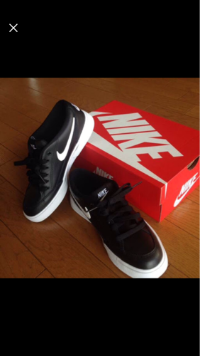 NIKE ２４センチ レザースニーカー