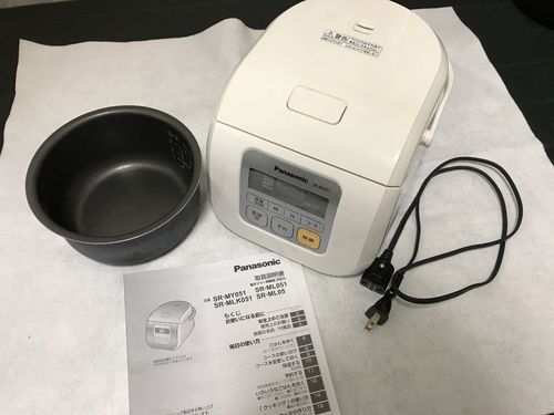 美品！３合炊き電子ジャー炊飯器 SR-ML051 2012年製