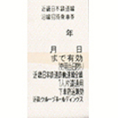近畿日本鉄道HDの株主優待の乗車券
