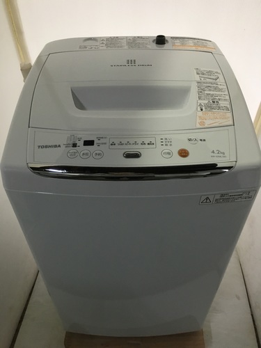 東芝　4.2キロ　洗濯機　2012年製　お譲りします 2