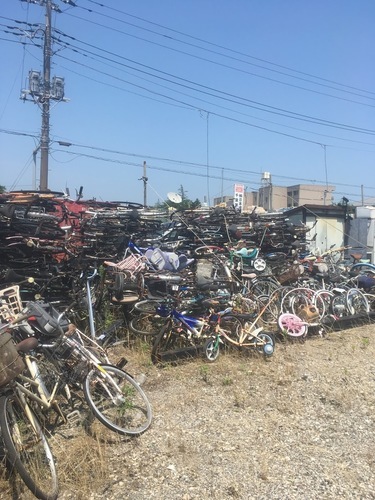 千葉県中心】中古自転車買取ボロボロ部品足りず大量不法投棄片付け町内 