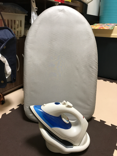 【決まりました】アイロン、アイロン台
