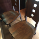 ダイニングテーブル 4点セット 無垢