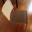 展示品 calligaris〈カリガリス 〉 伸長式リフティングテーブル・ITALY製チェア 6脚セット　（15996/7）