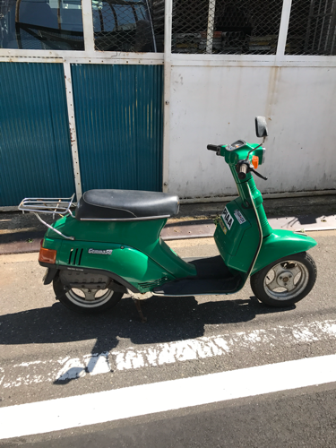 レトロな原付き！