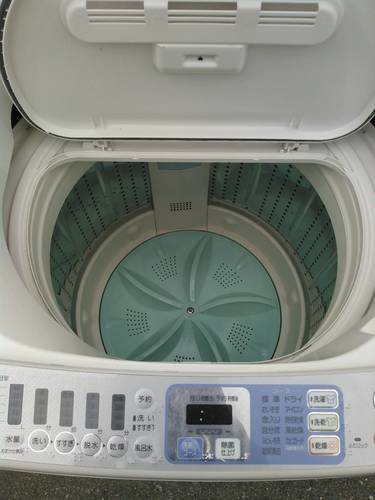 大特価 激安 SANYO サンヨー 大型 温風乾燥付き洗濯機 洗濯乾燥機 ビッグドラム 10キロ AWD-E105ZB ステンレス槽 動作品 クリーニング済み