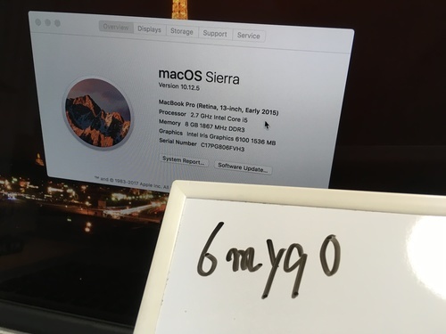 取引中＿[値下げ]_MacBook Pro retina 13-inch Early 2015 | MacBook