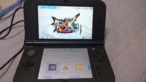 即決 NEWニンテンドー3DSLL+モンハンダブルクロス