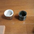 工芸品の茶器2個セット
