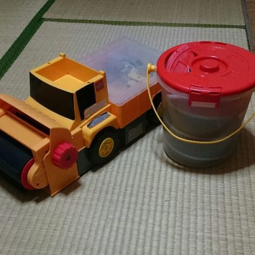 トミカ でるでるバケツ　トミカワールド デカトミカ おかたづけローダー