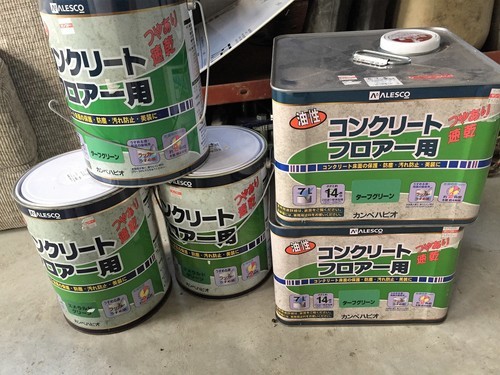 コンクリートフロアー用塗料　新品未使用　ツヤあり速乾