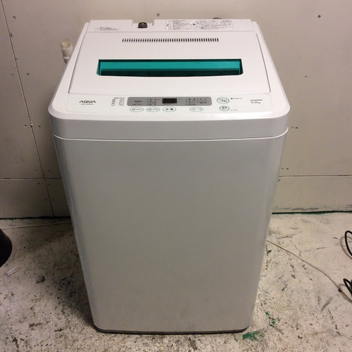【全国送料無料・半年保証】洗濯機 2014年製 AQUA AQW-S502 中古