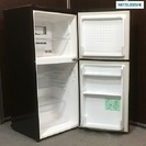 ❸⑲送料無料です★ピカピカ鏡面ブラックボディがおしゃれ★１３６L三菱２ドア冷蔵庫