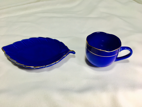【美品】美濃焼 コバルト釉 5セット