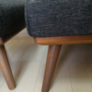 unico◆ROY◆オットマン＊クッション付き《美品》