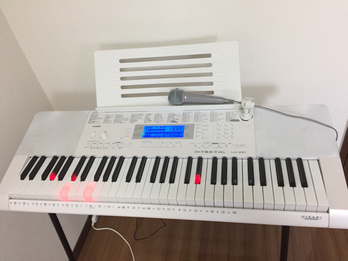 値下げしました！カシオ電子キーボードLK-221