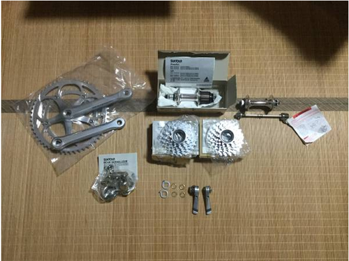SUNTOURシュパーブプロのドライブトレインほぼ一式