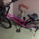 自転車 ピンク 26インチ