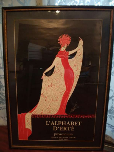 ◆値下げ！エルテ（Erte）アールデコ　シルクスクリーン◆