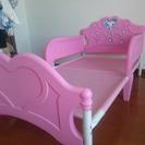 【終了】子供用ベッド 組み立て式 プリンセス★ピンク