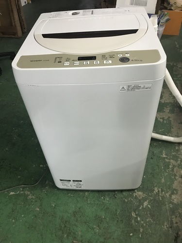 【値下げ！】SHARP洗濯機　ES-GE45R-C　4.5キロ【2016年製】美品　激安特価