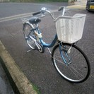 【中古美品】丸石 電動自転車 広島 ノーパンクタイヤ 内装3段 