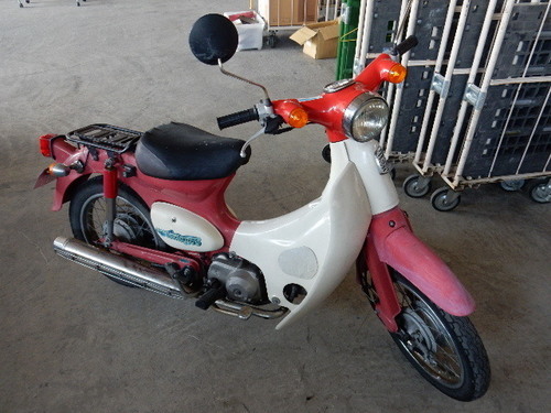 引取り限定★希少！！HONDA/ホンダ 原付 赤カブ/リトルカブ/LittleCUB ロータリーエンジン 原動機付自転車/原チャリ 走行可能  マニア必見