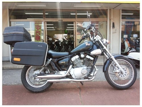 ご成約ありがとうございます。 NO.1513 XV250ビラーゴ 空冷4サイクルVツインエンジン 大型パニアケース付き ☆彡