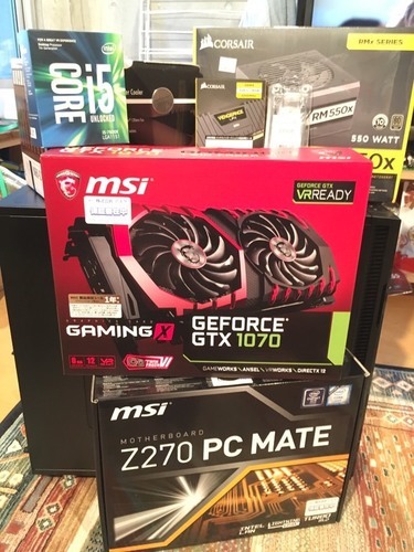 新品同様：MSI GeForce GTX 1070 GAMING X 8G