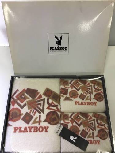 ☆新品 PLAYBOY タオル3枚セット バスタオル\u0026フェイス☆