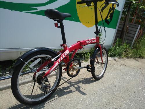 6段変則 折り畳み自転車  20インチ メンテナンス済 nacre