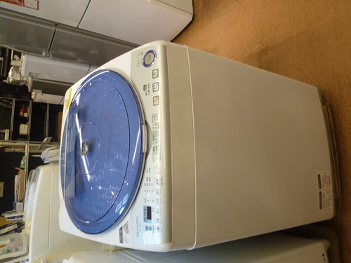 J121　SHARP ES-TA840-A [たて型洗濯乾燥機（8.0kg） ブルー系]2014年製