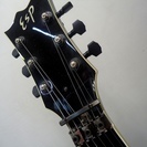 ESP　ロック式　カスタムオーダーエレキギター　美品　ブラック レスポールタイプ 