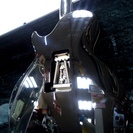 ESP　ロック式　カスタムオーダーエレキギター　美品　ブラック レスポールタイプ 