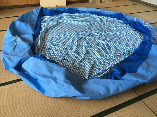 大きなプール (直径336cm×高さ76cm)と ハシゴのセット