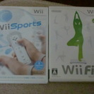 Wiiソフト　Wiiスポーツ　WiiFit（ソフトのみ）　あげます。
