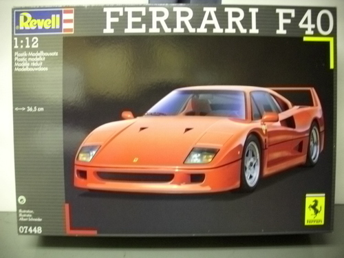 REVELL レベル　1/12　FERRARI F40     未開封・未組立