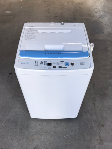 ☆美品2010年製  SANYO 全自動洗濯機  ASW-60BP