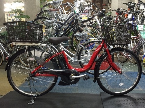 ヤマハ電動自転車 ナチュラXL26インチ リッチレッド PA26NXL